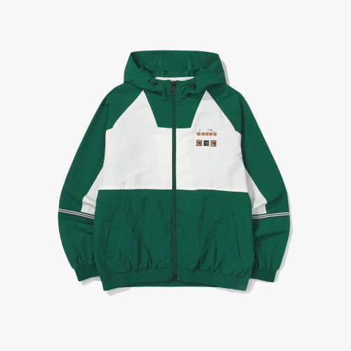 артизан цвет-блок куртка DARK GREEN