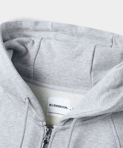 (ASI) FOUR-SEASON ESSENTIAL SWEAT HOODED ZIP-UP_MELANGE