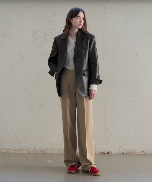 шерсть широкий гуркха слэкс [BEIGE]