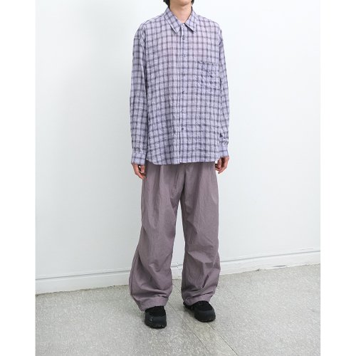 MUSINSA  999HUMANITY Nylon Easy Pants (Faded Purple)