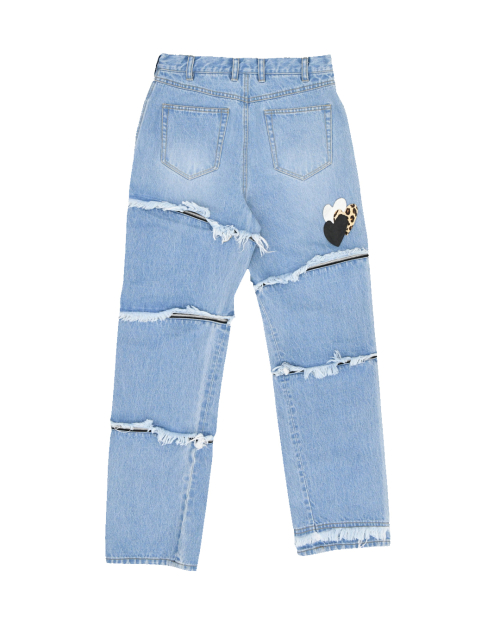 ZIPPER JEAN (BLUE)