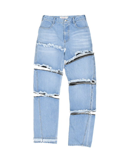 ZIPPER JEAN (BLUE)