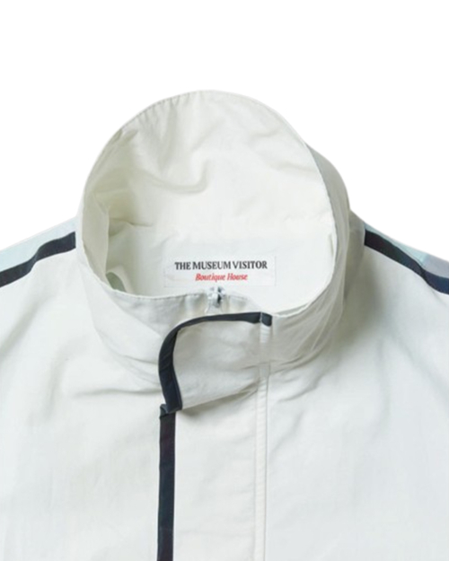 ART WORK PRINTED REFLECTIVE JACKET (WHITE)