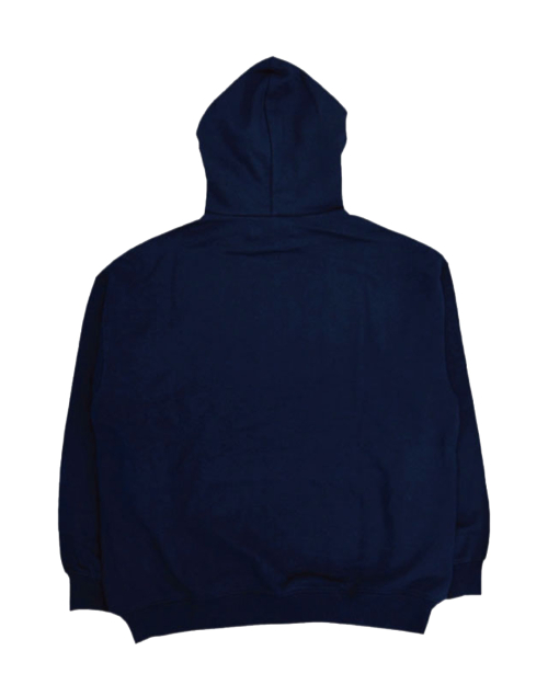 MEMORY PATCHWORK PRINTED GRID HOODY (NAVY)