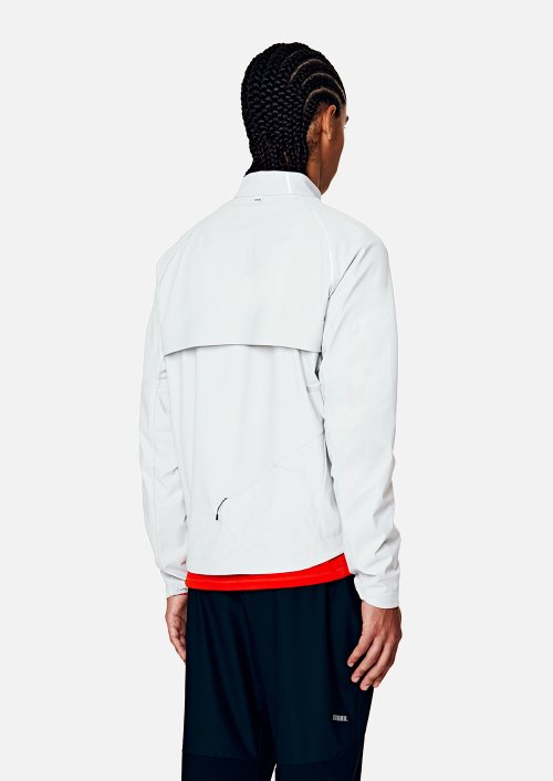 Мужская трековая куртка софтшелл Pacer (Light Grey)
