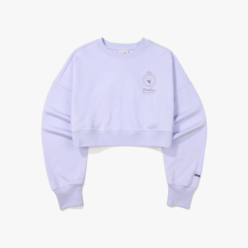 Укороченный свитшот Comfy, Violet