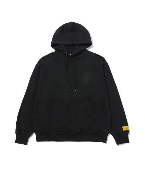 Оверсайз худи Blur Stitch Hashtag (Black)