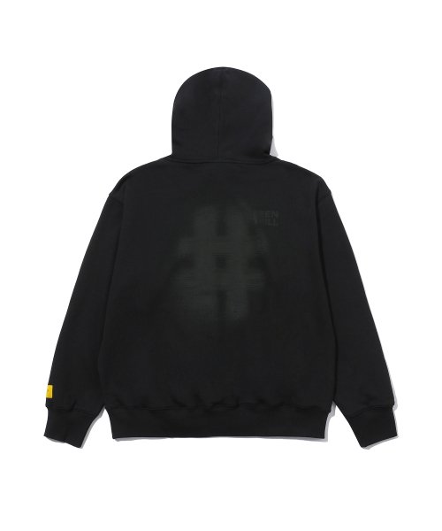 Оверсайз худи Blur Stitch Hashtag (Black)