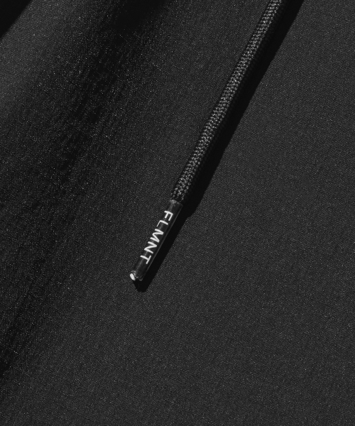 Nylon Double-Pleat Track Pants - Black thumbnail 8