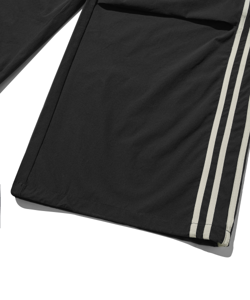Nylon Double-Pleat Track Pants - Black thumbnail 14