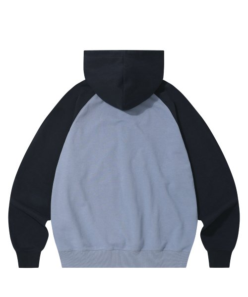 Реглан худи на молнии Divide (Navy)