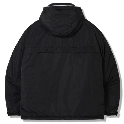 Пуховик с контрастным кантом - Black