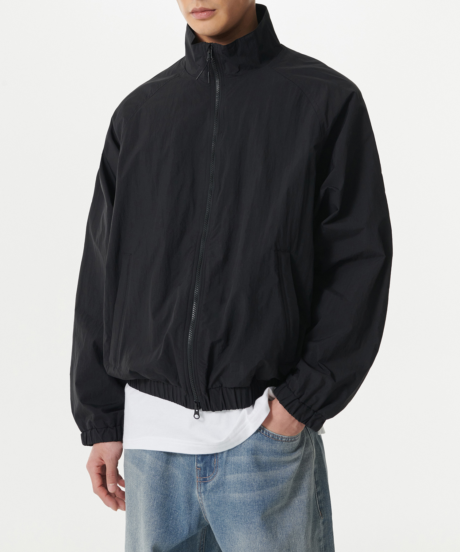 ветровка чёрная OVERSIZE