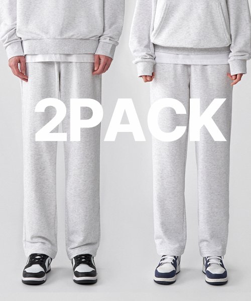 [2PACK] Свободные трикотажные джоггеры из мягкого терри, оверсайз
