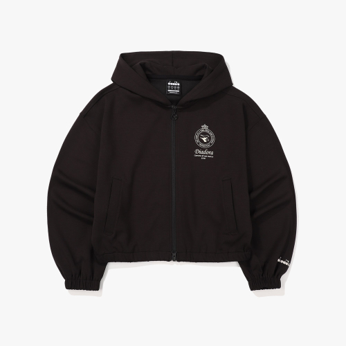 Удобное худи на молнии BLACK