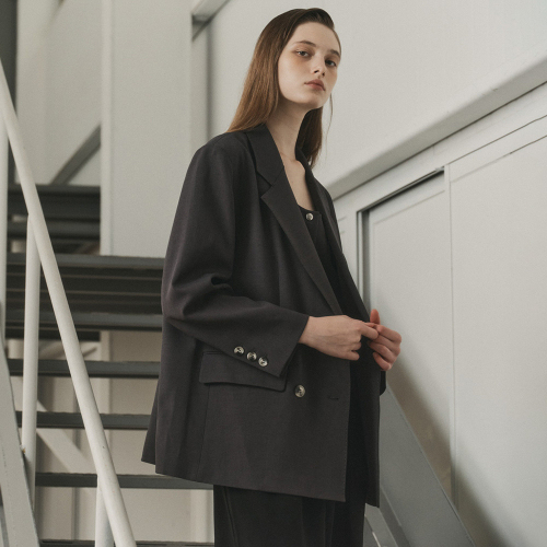 AR_Oversize double button blazer