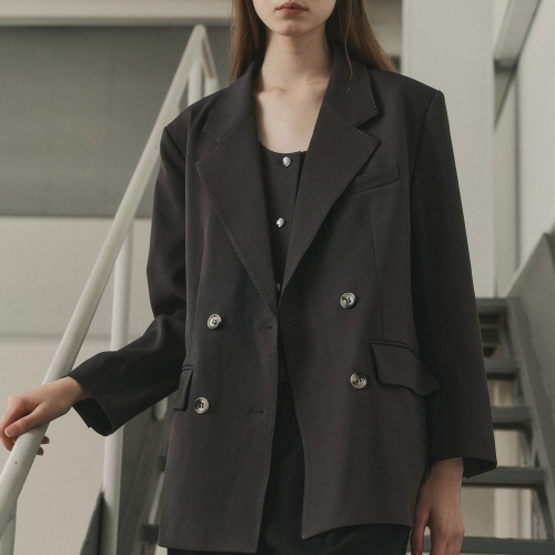 AR_Oversize double button blazer