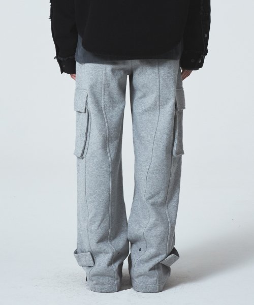 Hat and Beyond Men's Fleece Cargo Sweatpants Heavy Weight with Utility  Pockets