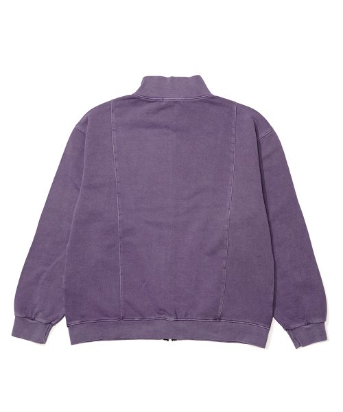 Пигментная олимпийка со швами Ash Purple