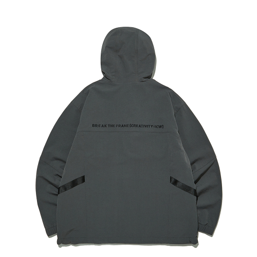 Анорак с капюшоном на молнии D-Khaki ITY1UJ03ADK
