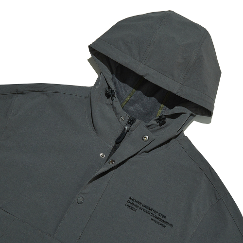 Анорак с капюшоном на молнии D-Khaki ITY1UJ03ADK
