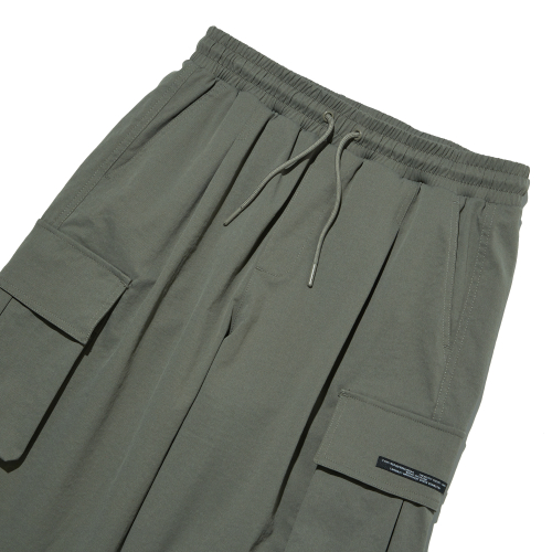Карго-брюки полуширокие с одной складкой Khaki ITY1PL01AKH