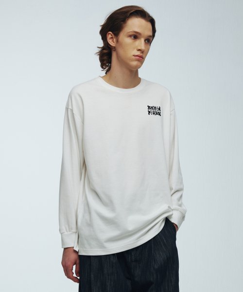 Лонгслив с графикой WHITE