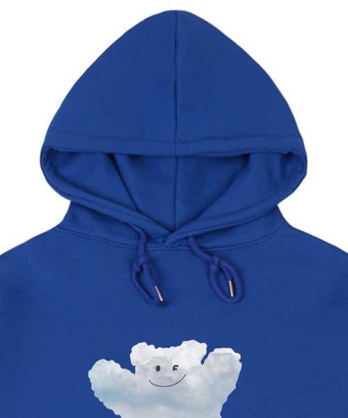 Худи UNISEX Big Cloud Bear Smile, Cobalt Blue