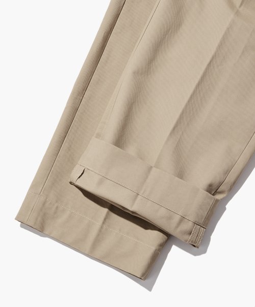 MUSINSA | OUTSTANDING WIDE TWO TUCK CHINO PANTS_KHAKI