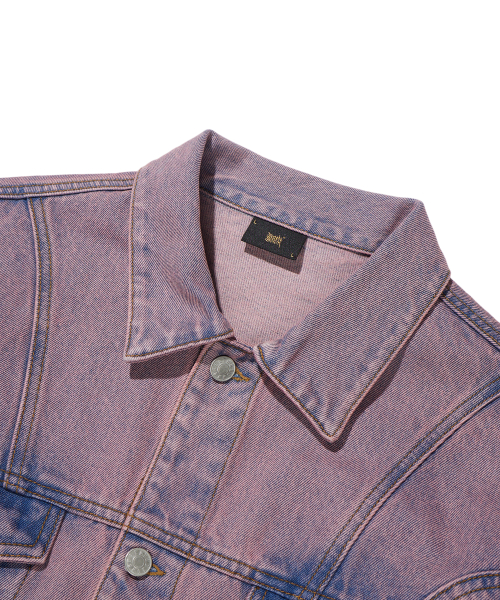 Джинсовка GRADATION DENIM JACKET - INDY PINK