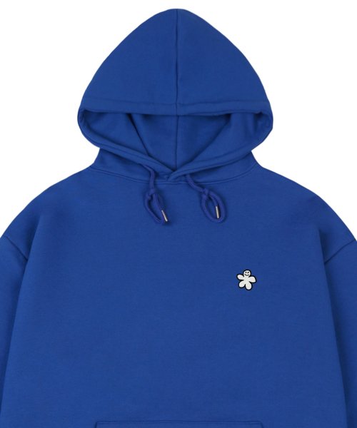 Худи унисекс с вышивкой White Odd Flower (Cobalt Blue)