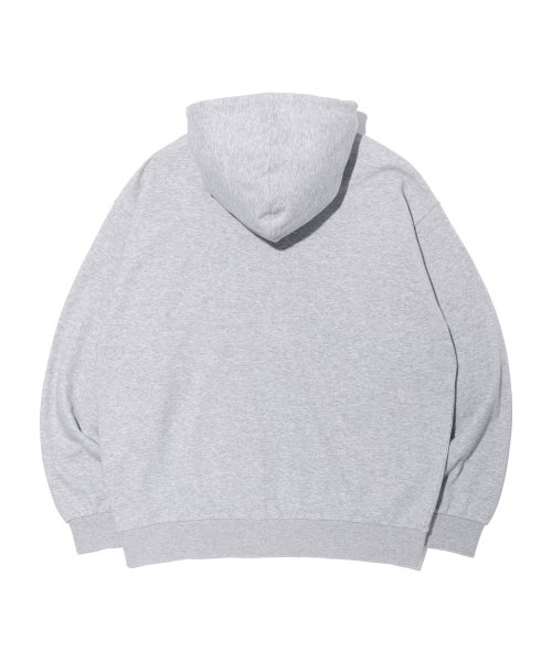 Худи на молнии с логотипом Wicked MELANGE GREY (MO6TU148-097)
