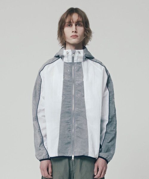 TWO COLOR нейлон куртка GREY (VH2ESUJ241A)