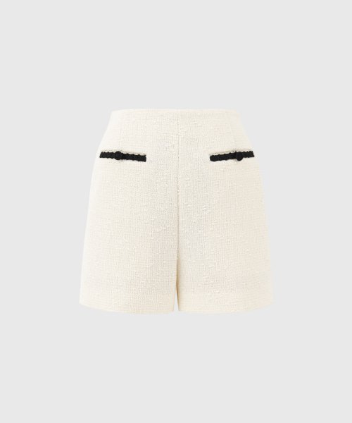 Твидовые шорты с отделкой GISELLE TRIMMING TWEED SHORTS_2colors