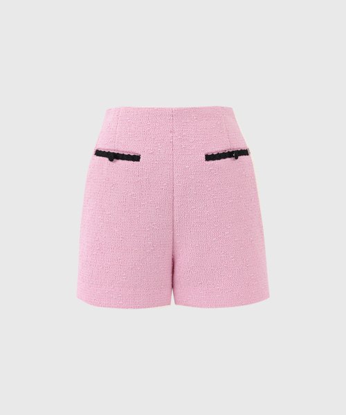 Твидовые шорты с отделкой GISELLE TRIMMING TWEED SHORTS_2colors