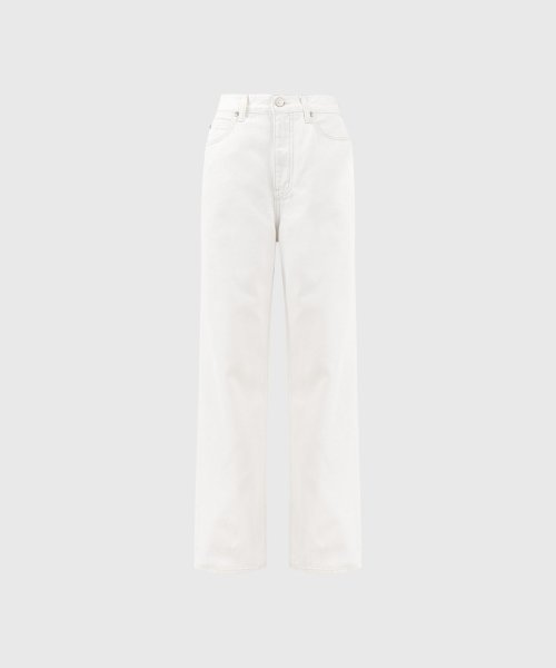 Широкие джинсы ADELE DENIM WIDE PANTS_WHITE