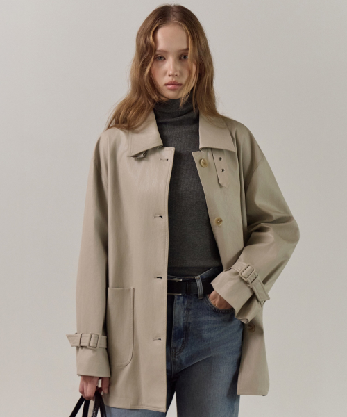 Leather Trench Coat_3Color
