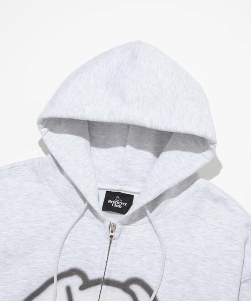 SPRAYING HOOD-ZIP UP [MELANGE GRAY]