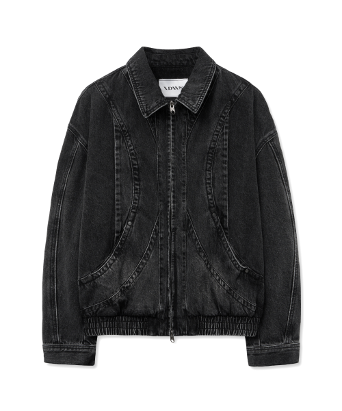 Division джинсовый Trucker куртка Black