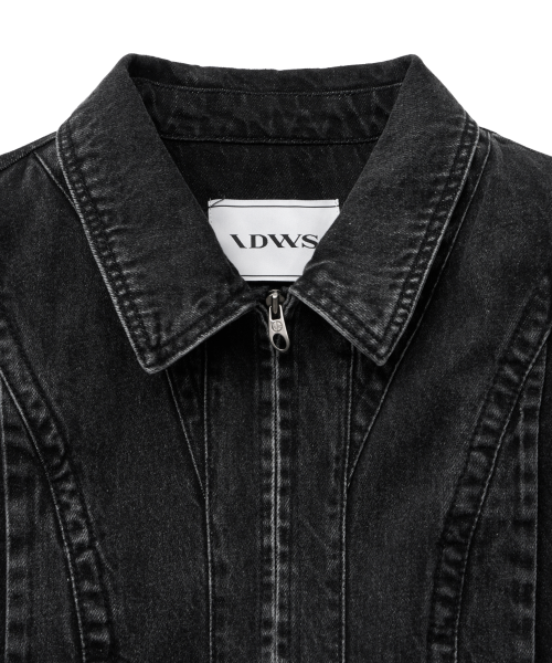 Division джинсовый Trucker куртка Black
