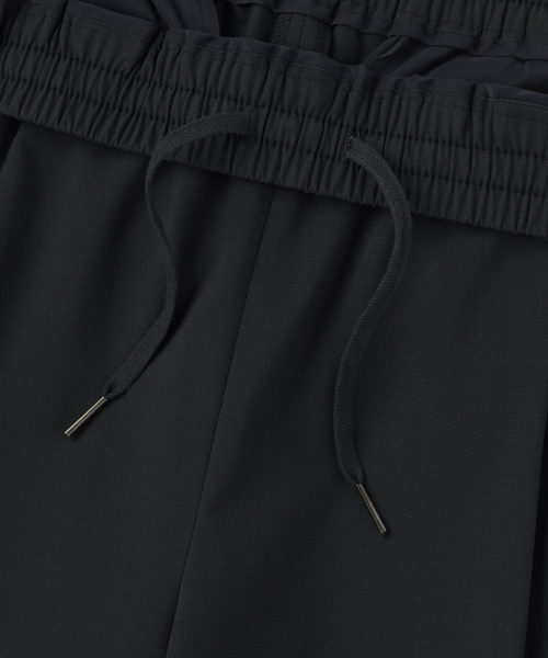 COOLTANDARD WOMENS ONE TUCK широкий BANDING SLACKS [чёрный]