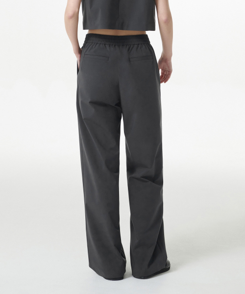 Женские свободные слаксы с защипом Cooltandard [Grey]
