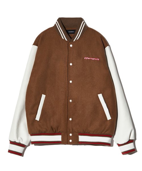 TEETH VARSITY шерстяной куртка (бежевый)
