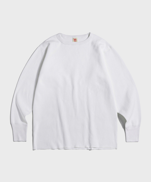 Heavyweight waffle хлопковый underwear белый