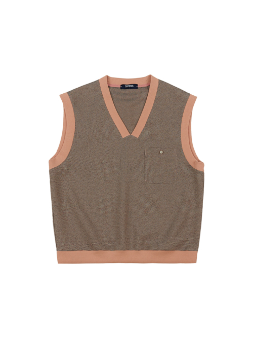 Сетчатый оверсайз жилет Natural Mesh CXS24SKVT272 PIN