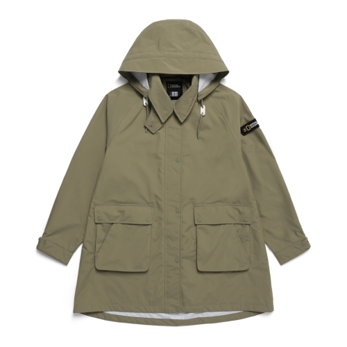 Женская куртка средней длины Marten N241WJP930 LICHEN KHAKI