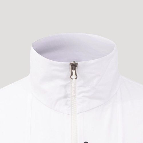 Унисекс куртка 241JJ006U White с цветными деталями