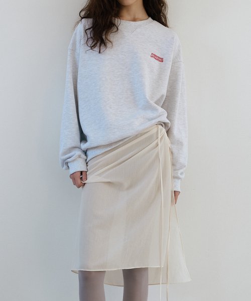 Peace embroidery sweatshirt