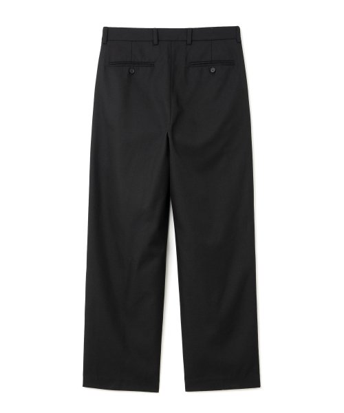 Брюки regular fit с двумя защипами [Black]