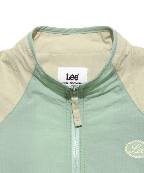 Женская трековая куртка с контрастными деталями Light Green